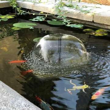 Biling Pond Filter and 660GPH Fountain Pump Kits for Ponds