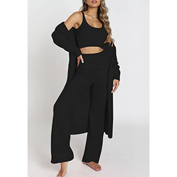 Fixmatti Women's Fuzzy 3 Piece Lounge Set - Cozy & Chic!