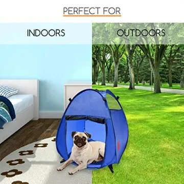 Portable Pop Up Pet House for Dogs and Cats