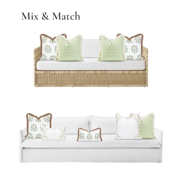 Hofdeco Coastal Outdoor Pillow Cover - 20x20 Durable Accessories