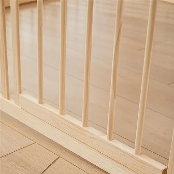 Stylish Wooden Playpen for Toddlers - Safe Indoor Fun