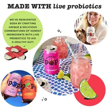 Culture Pop Probiotic Low Sugar Soda 12-pack
