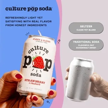 Culture Pop Probiotic Low Sugar Soda 12-pack