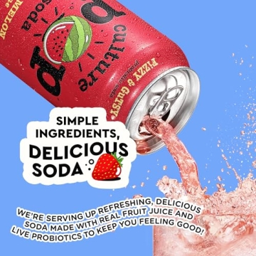 Culture Pop Probiotic Low Sugar Soda 12-pack