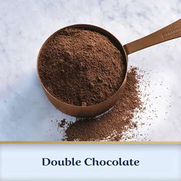 Ghirardelli Double Chocolate Hot Cocoa Mix, 0.85-Ounce Packets (Pack of 10)
