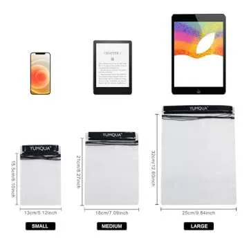 YUMQUA Waterproof Bags - Durable Clear Pouches for Mobile Phones and Essentials