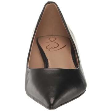 Sam Edelman Franci Pump Black Leather 8.5 Medium