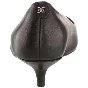 Sam Edelman Franci Pump Black Leather 8.5 Medium