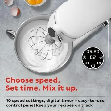 Instant Stand Mixer Pro 600W with Digital Control and Bowl