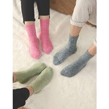 Jeasona Warm Winter Wool Socks for Women - Perfect Gifts