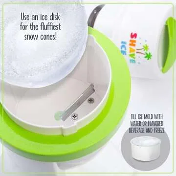 Nostalgia Electric Snow Shave Maker for Refreshing Treats