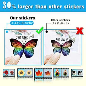 300 PCS Colorful Waterproof Stickers for All Ages