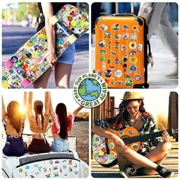 300 PCS Colorful Waterproof Stickers for All Ages