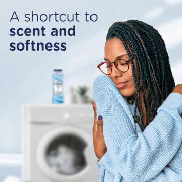 Downy Comfy Cozy In-Wash Laundry Scent Booster Beads, Meadow Rain Scent, 25.6 oz, Softness and Freshness