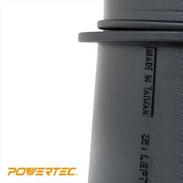 POWERTEC 70284 4" Quick Connect Coupler with Left-Hand Threaded End to 4" I.D. Flexible Hose