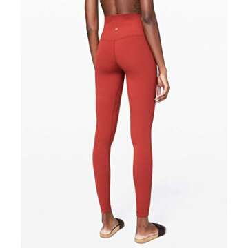 Lululemon Align Stretchy Full Length Yoga Pants - Women’s Workout Leggings, High-Waisted Design, Breathable, Sculpted Fit, 28 Inch Inseam, Cayenne, 10