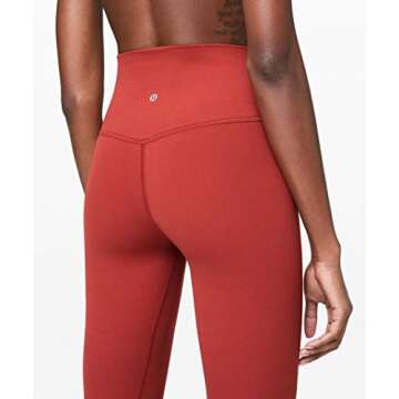 Lululemon Align Stretchy Full Length Yoga Pants - Women’s Workout Leggings, High-Waisted Design, Breathable, Sculpted Fit, 28 Inch Inseam, Cayenne, 10