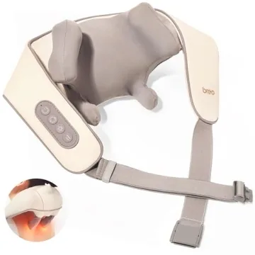 Breo N5 Mini Neck Massager with Heat - Compact Electric Neck and Shoulder Relief for Home Use