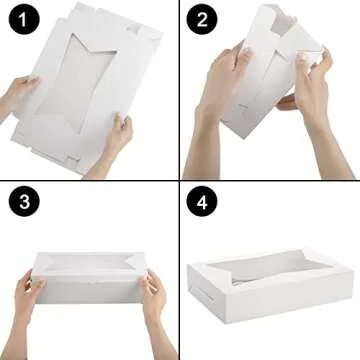 ZEAYEA 36 Pcs Bakery Boxes for Stylish Dessert Gifting