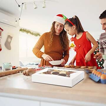 ZEAYEA 36 Pcs Bakery Boxes for Stylish Dessert Gifting