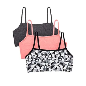 Fruit of The Loom Cotton Spaghetti Strap Bras for Women