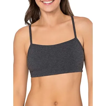 Fruit of The Loom Cotton Spaghetti Strap Bras for Women