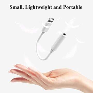Apple MFi Certified Lightning 3.5mm Headphone Adapter 3 Pack