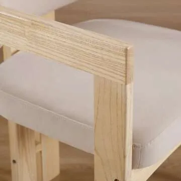 DM Furniture Stylish Farmhouse Dining Chairs Set of 2