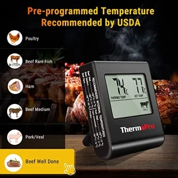 ThermoPro TP16 Large LCD Digital Meat Thermometer for Cooking