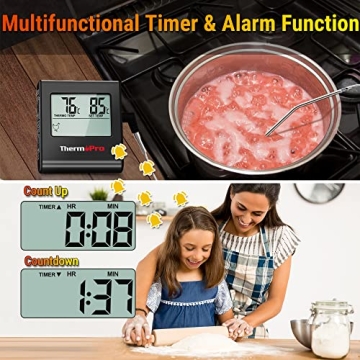 ThermoPro TP16 Large LCD Digital Meat Thermometer for Cooking