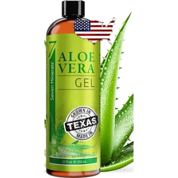 Pure Organic Aloe Vera Gel - 100% Natural for Skin & Hair Care