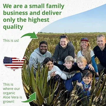 Pure Organic Aloe Vera Gel for Skin Hair Care Natural