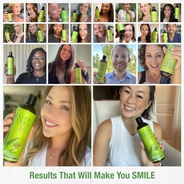 Pure Organic Aloe Vera Gel for Skin Hair Care Natural