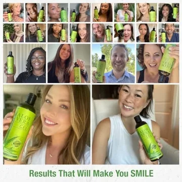 Pure Organic Aloe Vera Gel for Skin Hair Care Natural