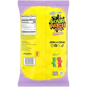 SOUR PATCH KIDS Bunnies Chewy Candy, 18 Snack Packs