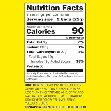 SOUR PATCH KIDS Bunnies Chewy Candy, 18 Snack Packs