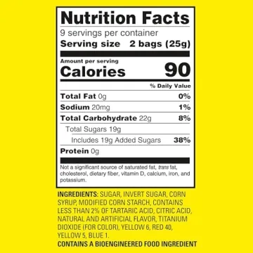 SOUR PATCH KIDS Bunnies Chewy Candy, 18 Snack Packs