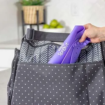 WeeSprout Waterproof Baby Bibs Set - Easy Clean & Adjustable