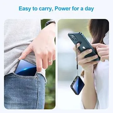 ummz Portable Charger 12000mAh Fast Charging Power Bank