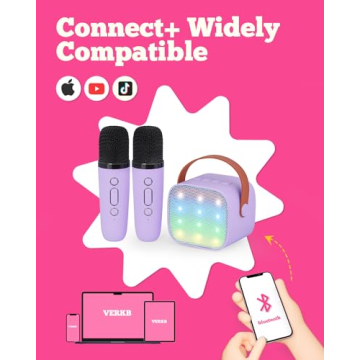 VERKB Karaoke Machine - Fun for Kids & Families!