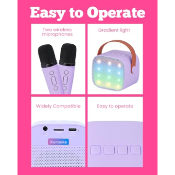 VERKB Karaoke Machine - Fun for Kids & Families!