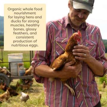 Scratch and Peck Feeds Organic Layer Chicken Feed with Corn for Chickens and Ducks - 25-lbs - Non-GMO Project Verified, Always Soy Free - 1004-25