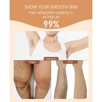 Waxfans Roll On Wax Roller (4 Packs) - Depilatory Hair Removal for Body, Legs, Arms - 3.53 Ounce Refills