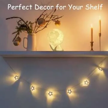 BRIGHTWORLD Moon Lamp - 3D Printed Night Light for Kids