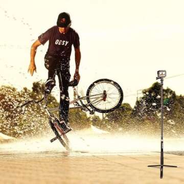 Smatree Telescoping Selfie Stick with Tripod Compatible for G*Pro 13/12/11/10/9/8/7/6/5/Insta360, for OSMO 4/3/Ricoh Theta, Compact Camera and Phone