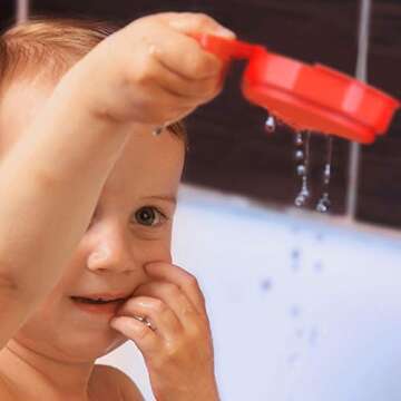 16 PCS Animal Bath Stacking Cups for Educational Play