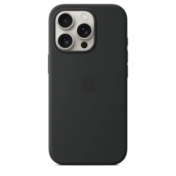 iPhone 16 Pro Silicone Case with MagSafe - Black