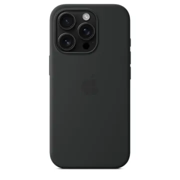 iPhone 16 Pro Silicone Case with MagSafe - Black