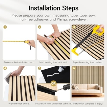 TONOR Wood Wall Panels for Elegant Soundproofing