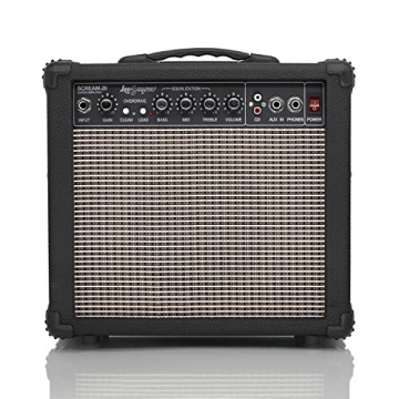 Leo Jaymz 20W Electric Guitar Amplifier - Perfect for Practice, Gigs & Jams